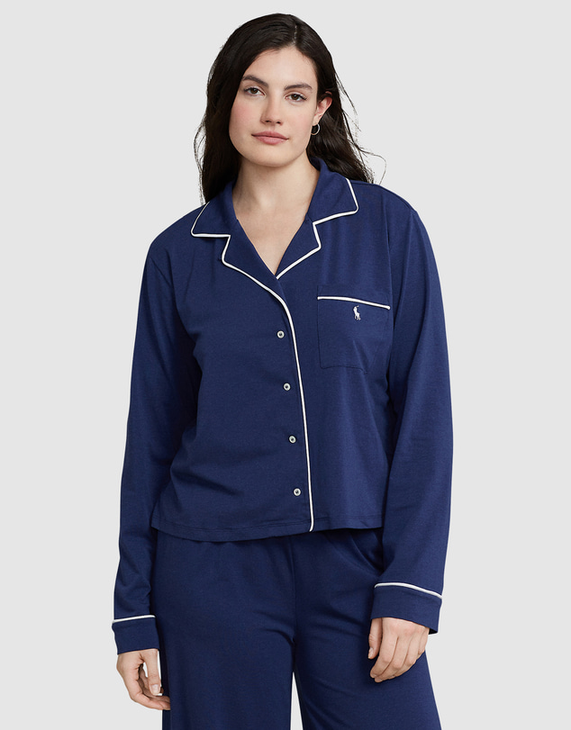 Polo Ralph Lauren - Polo Essentials Long Sleeve Cotton Jersey Pyjama Set