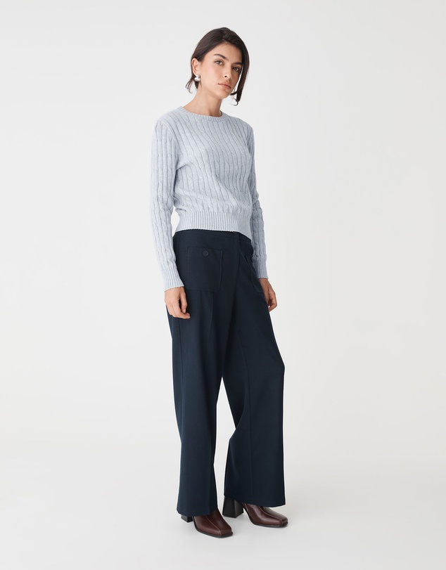 Forcast - Juanita Cotton Cable Knit