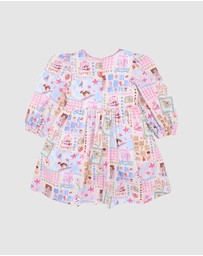 Fox & Finch - Winter Vacay Print Dress - Kids