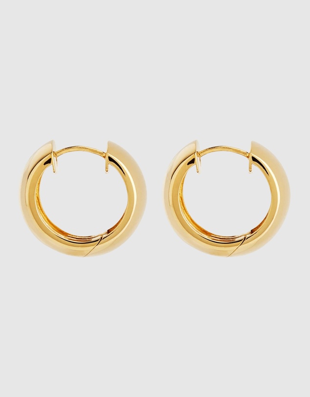 Najo - Daynight Yellow Gold Huggie Earrings