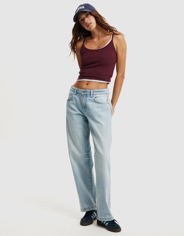 Cotton On - Low Rise Straight Jeans