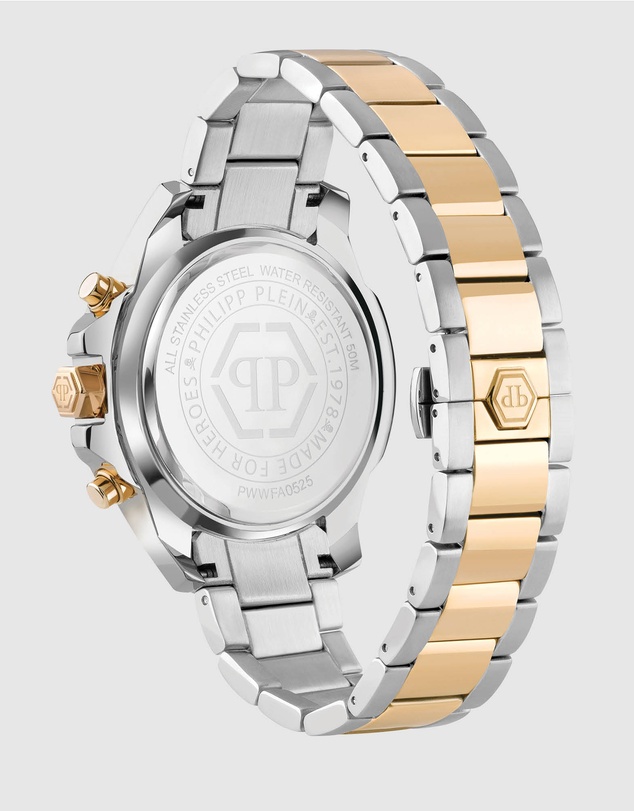Philipp Plein - THE $KULL CHRONO 44mm Two-Tone Multifunction