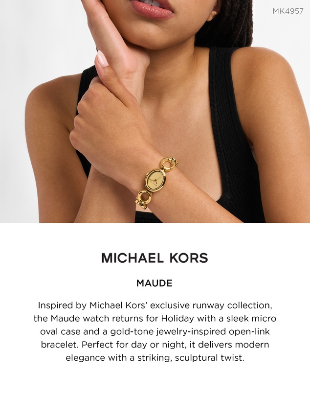 Michael Kors - Maude Gold Analogue Watch