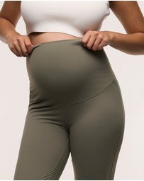 Soon Maternity - Straight Flare Overbelly Leggings