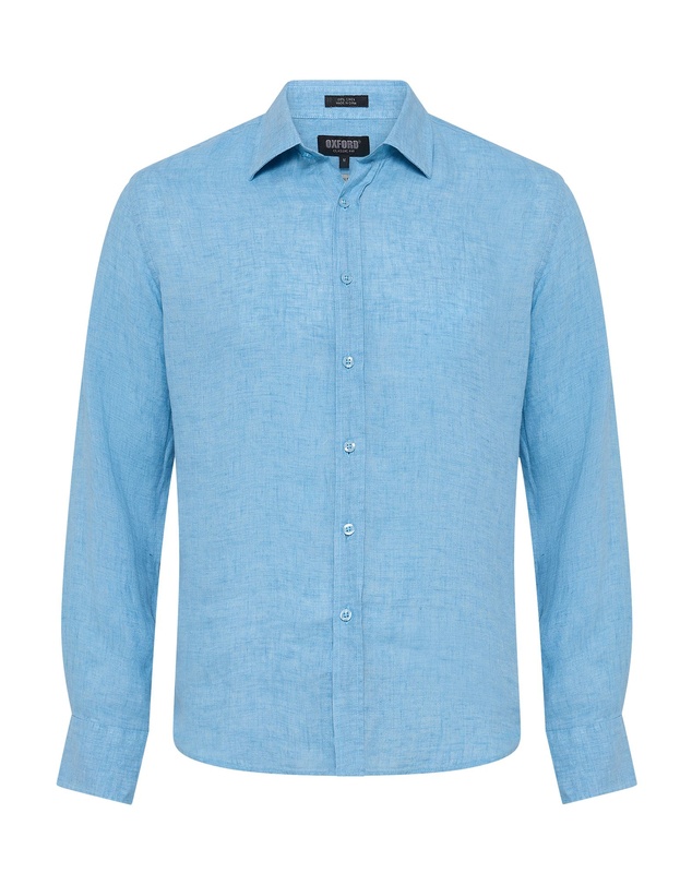 Oxford - Cooper Ls Delave Linen Shirt