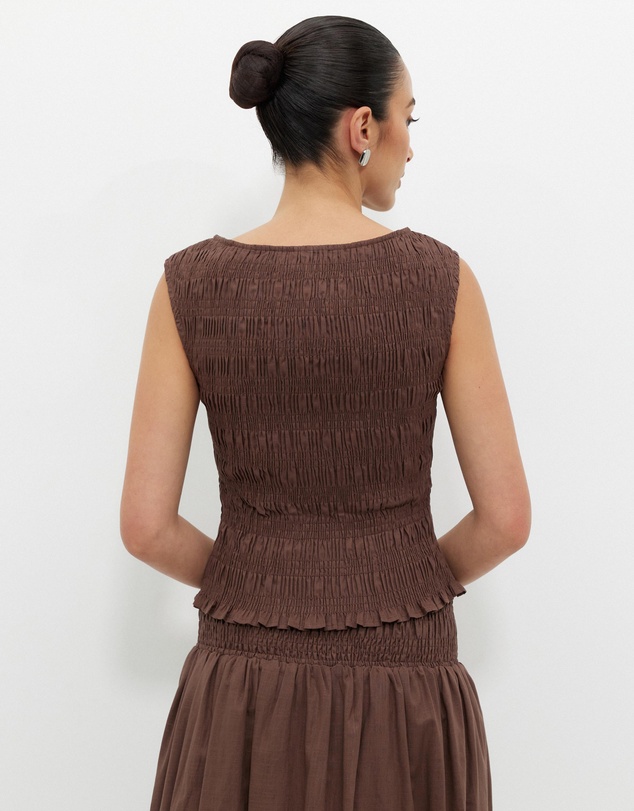 Calli - Dakota Shirred Top