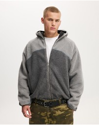 Cotton On - Hooded Teddy Jacket