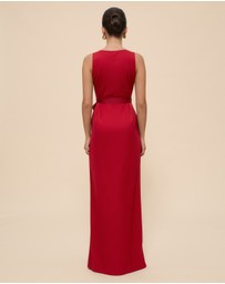 CHANCERY - Lani Sleeveless Wrap Maxi Dress