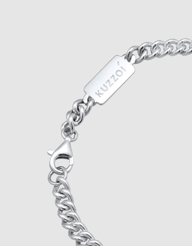 Kuzzoi - ICONIC EXCLUSIVE - Classic Curb Chain Bracelet in 925 Sterling Silver