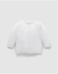 Purebaby - Essential Layette Cardigan - Babies