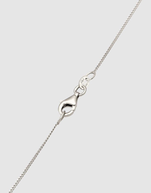 Elli Jewelry - Melted Onyx Pendant Necklace in 925 Sterling Silver