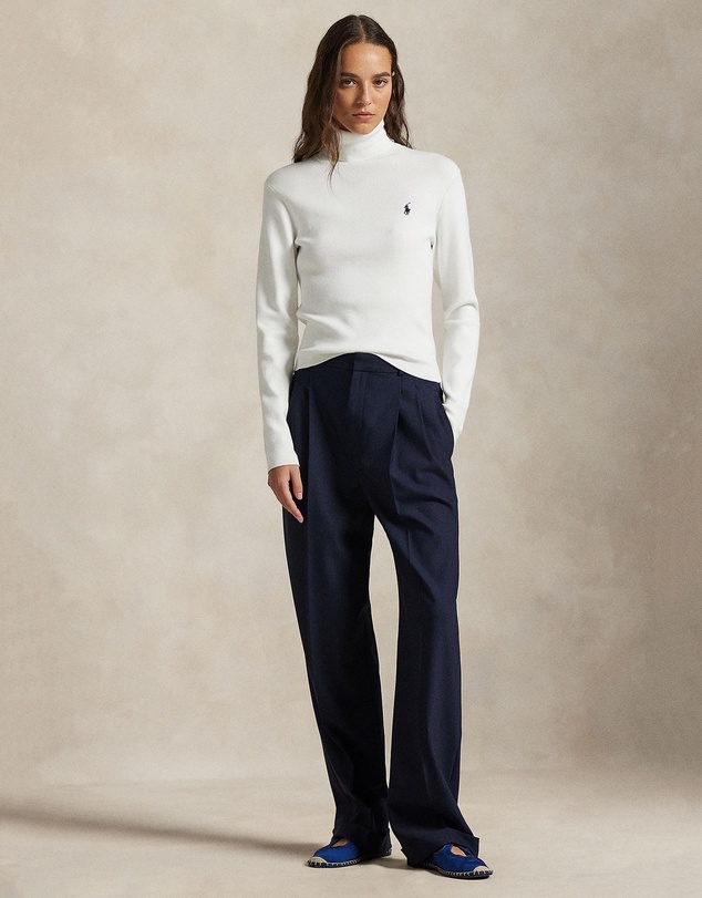 Polo Ralph Lauren - Cotton-Blend Turtleneck - The ICONIC Exclusive