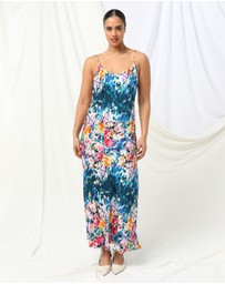 KACHEL - Melody Slip Maxi Dress