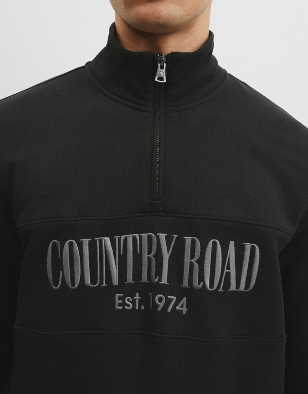 Country Road - Australian Cotton Half Zip Heritage Sweat