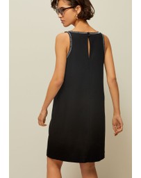 NEXT - Square Neck Mini Shift Dress With Linen