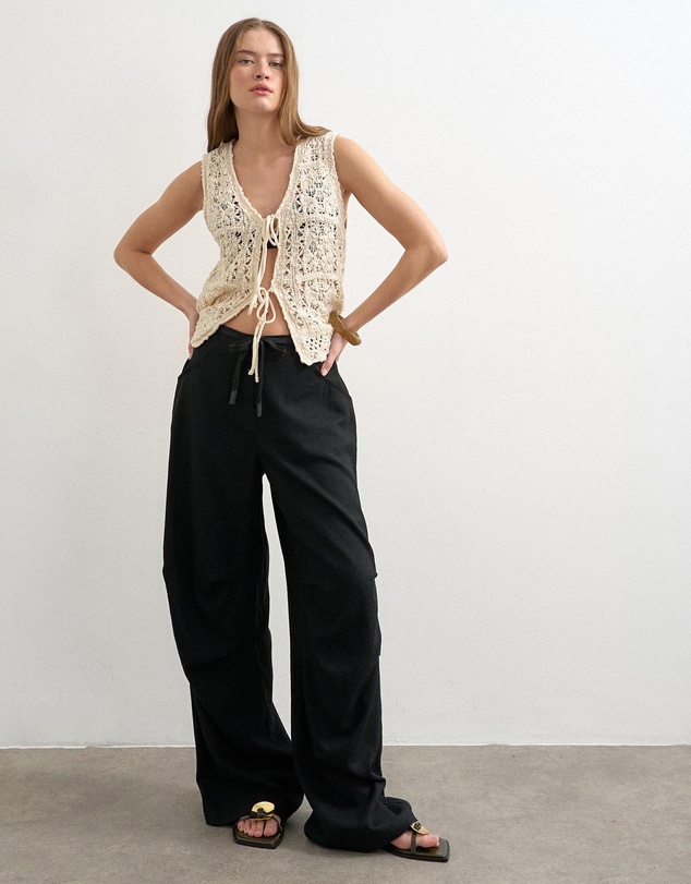 TOPSHOP - Camo Cargo Trousers