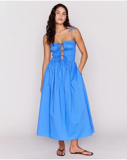 MINKPINK - Liana Tie Detail Midi Dress
