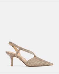 Wittner - Lannie Metallic Lurex Slingbacks