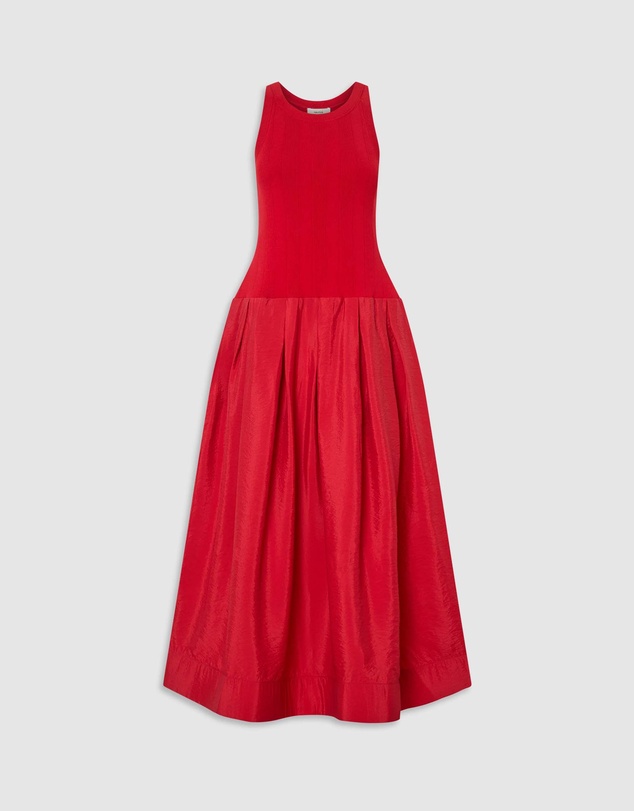 Oroton - Knit Bodice Midi Dress
