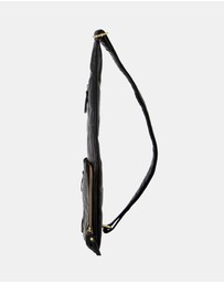 Pierre Cardin - Pierre Cardin Rustic Leather Sling Bag