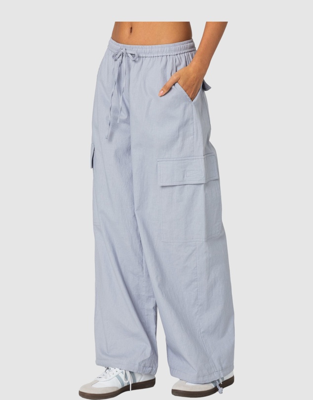 EDIKTED - Phoenix Linen Look Cargo Pants