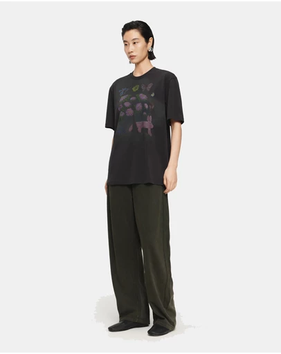 JNBY - JNBY Denim Effect Wide-Leg Trouser