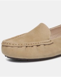 EVERAU - EverAU Ugg Morris Cow Suede Upper Loafer Oxfords Flats