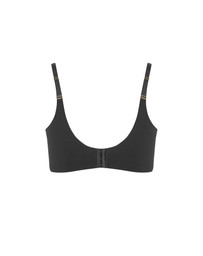 City Chic - Plus size Luxe Microfibre Plunge T-Shirt Bra - black
