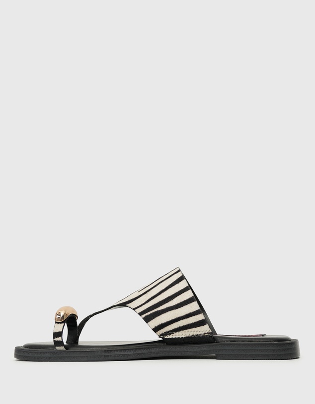 Betts - Dolphin Leather Thong Sandals