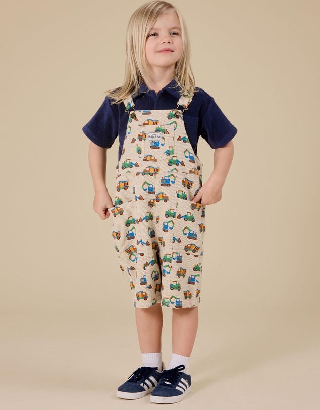 Goldie + Ace - Diggers James Pocket Overalls - Babies-Kids
