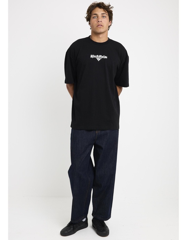 Black Noise White Rain - Crude Short Sleeve T-Shirt