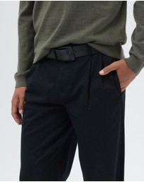 AERE - Aiden Double Pleat Relaxed Chinos