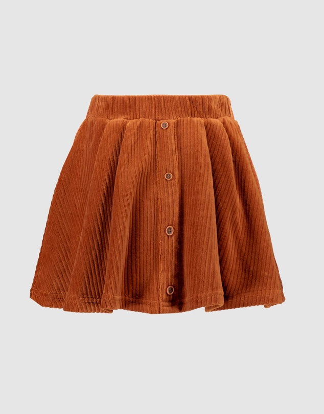 B.Nosy - Ruffle Corduroy Velour Skirt - Kids-Teens