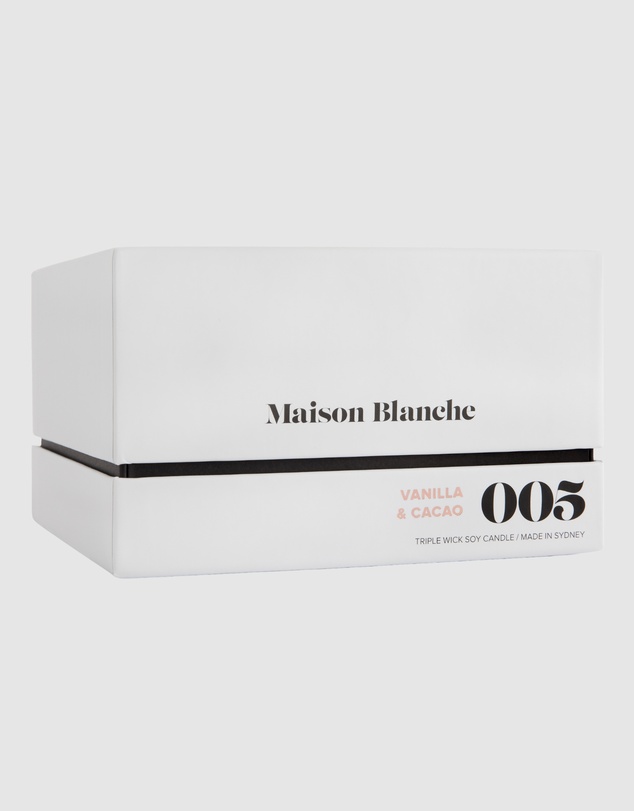 Maison Blanche - 005 Vanilla & Cacao - Deluxe Candle