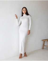 Mod Squad - Luxe Long Sleeve Slip Dress Base Layer