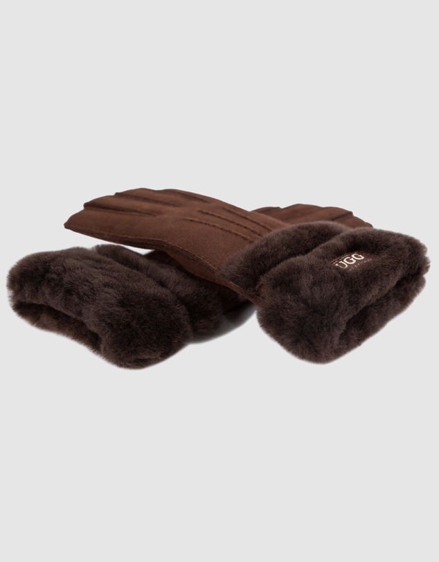 Ozwear Connection Uggs - Ugg Sheepskin Double Cuff Gloves