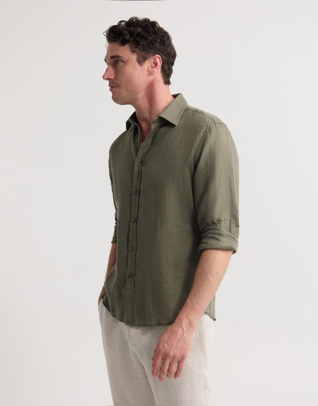 Oxford - Cooper Ls French Linen Shirt