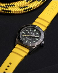 TIMEX - Deep Water Reef 200 SST Black Dial Yellow Rubber Strap