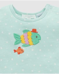 Purebaby - Fancy Fish Growsuit -Kids-Babies