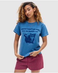 BDG By Urban Outfitters - BDG Inside Cat Relaxed T-Shirt