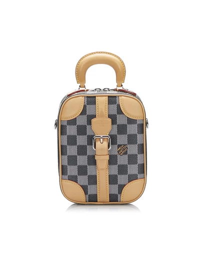Pre-Loved by Azura Reborn - Pre-Loved Louis Vuitton Mini Keepall Damier Graphite Canvas Tote Bag