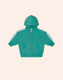 Huxbaby - Heritage Green Sports Zip Through - Babies-Kids