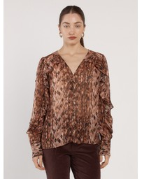 Fate + Becker - Odette Ruffle Blouse