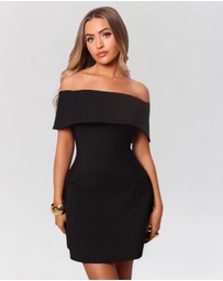Heiress Beverly Hills - Strapless Off The Shoulder A-Line Mini Dress