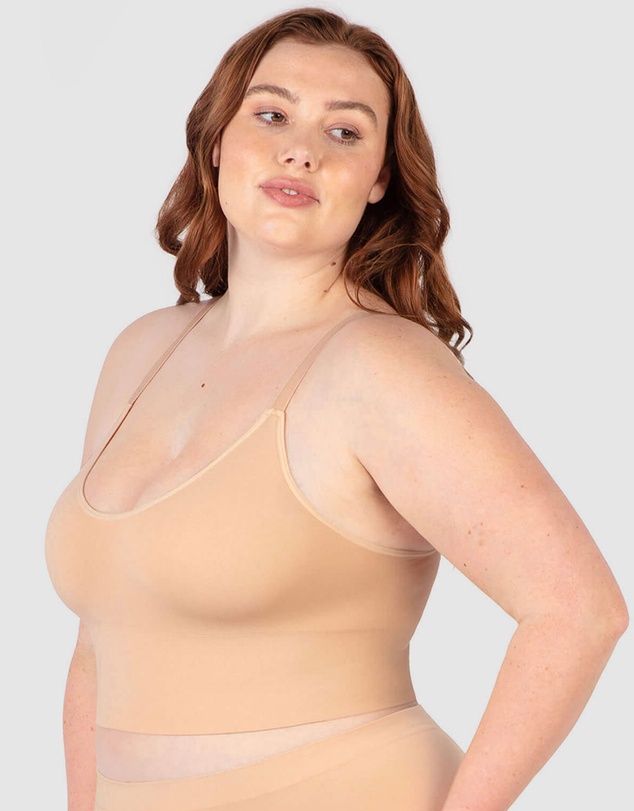 B Free Intimate Apparel - Long Line Spaghetti Strap Bralette (A-B-C-D-DD-E-F) Cup