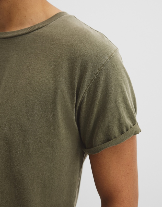 Country Road - Australian Cotton Longline Garment Dye T-shirt