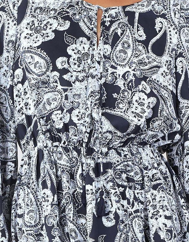 Amelius - Halena Boho Paisley Dress