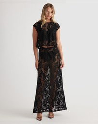 Decjuba - Lace Cropped Top