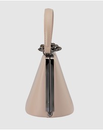 Olga Berg - Grace Embellished Frame Bag