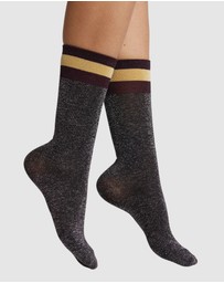 High Heel Jungle - Varsity Lurex 3/4 Socks